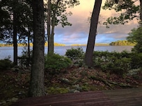 A beautiful view as the sun sets on the opposite side of the Island