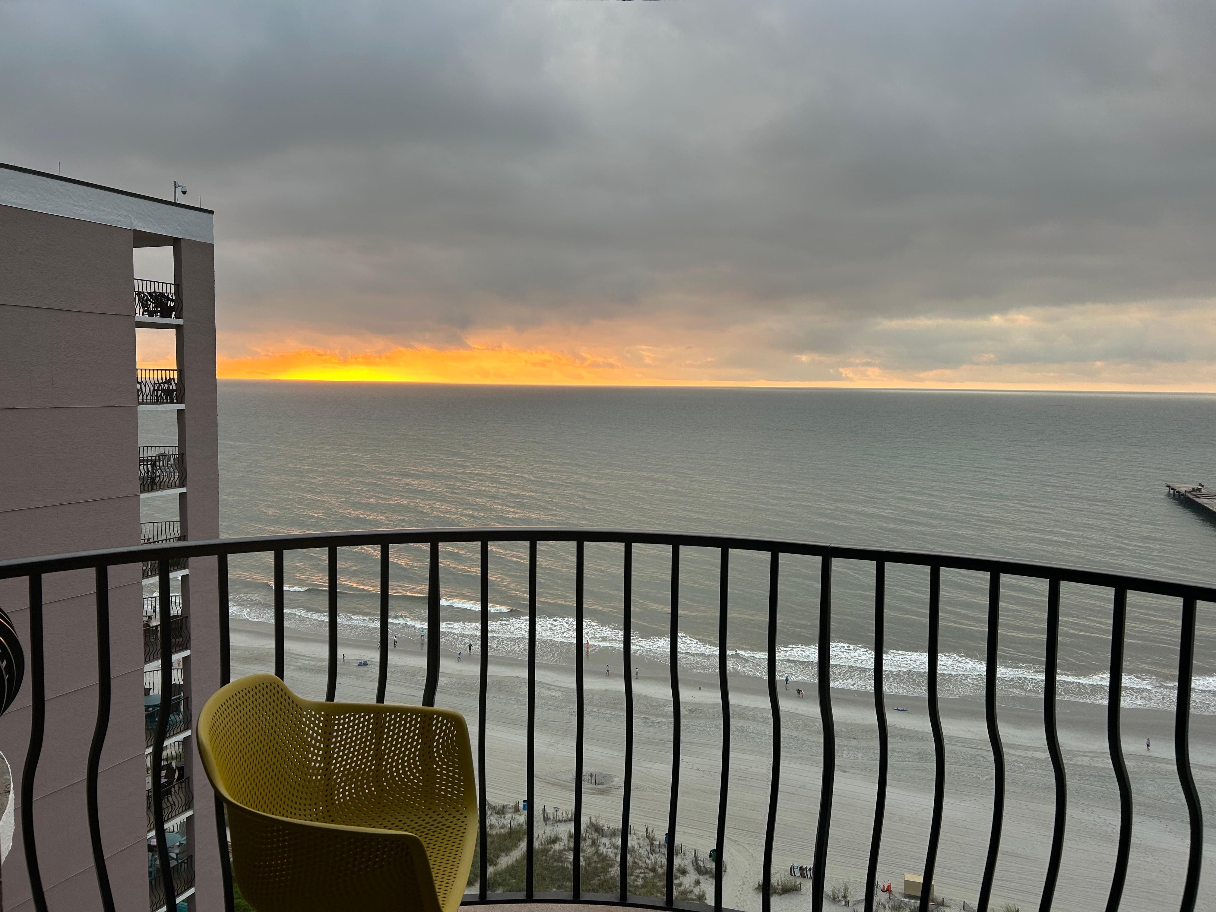 View from the balcony