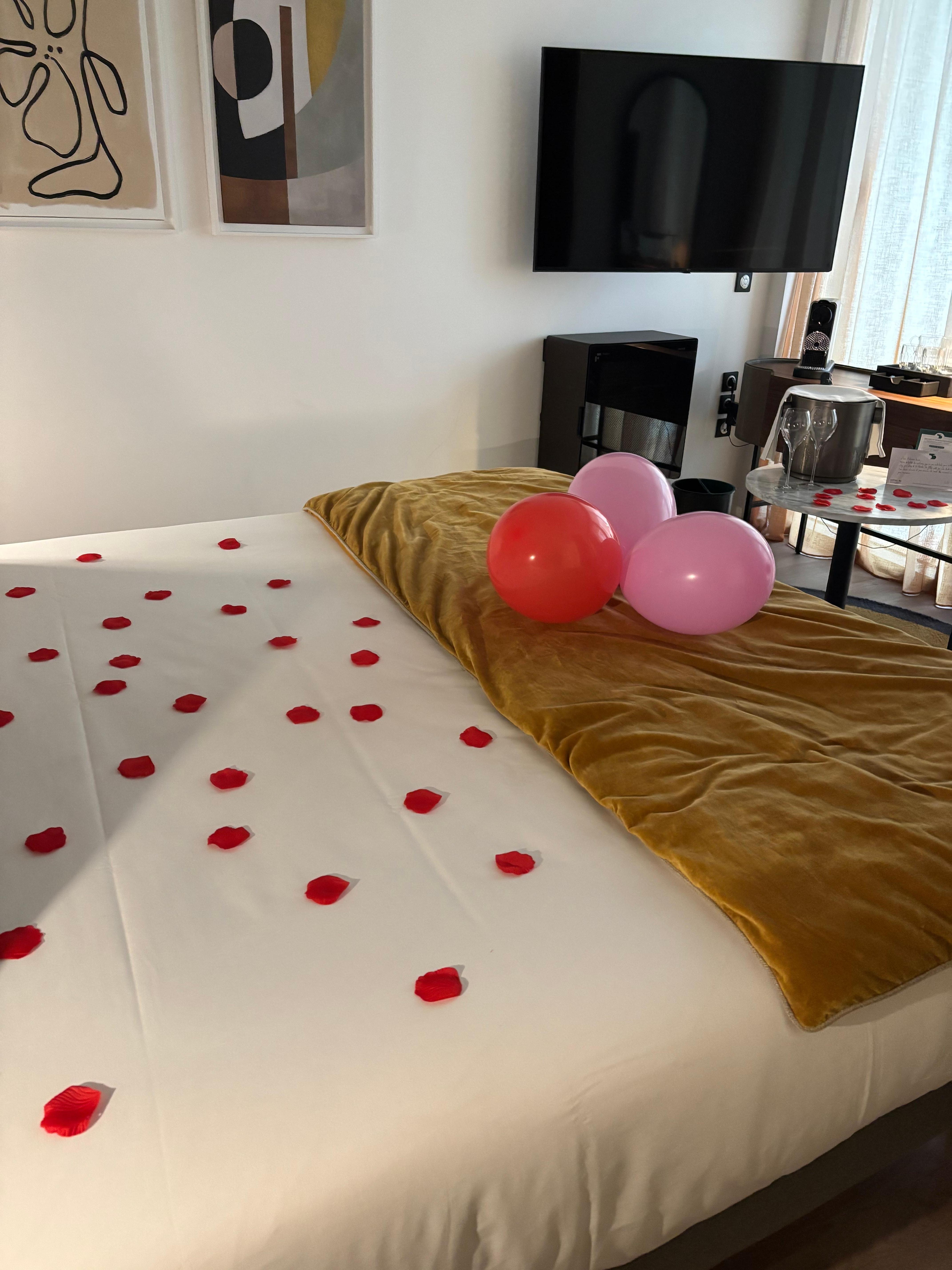 Anniversary decorations.