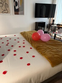 Anniversary decorations.