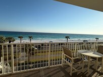 View from our balcony… Right under the hot tub, got a little noisy but they are very strict about a 10 PM closure