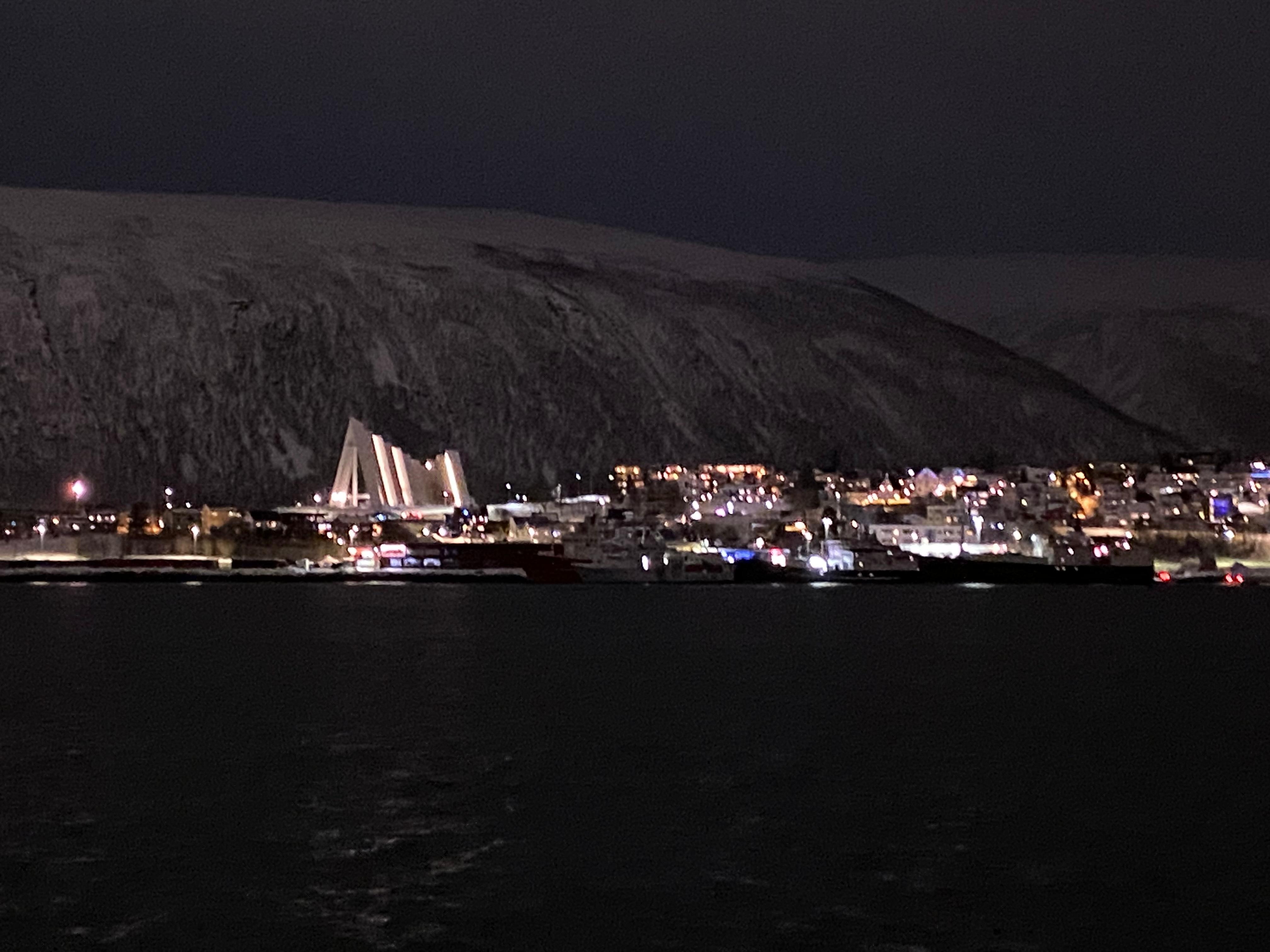 Night view from room