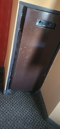 Disgusting heating and air conditioning unit.