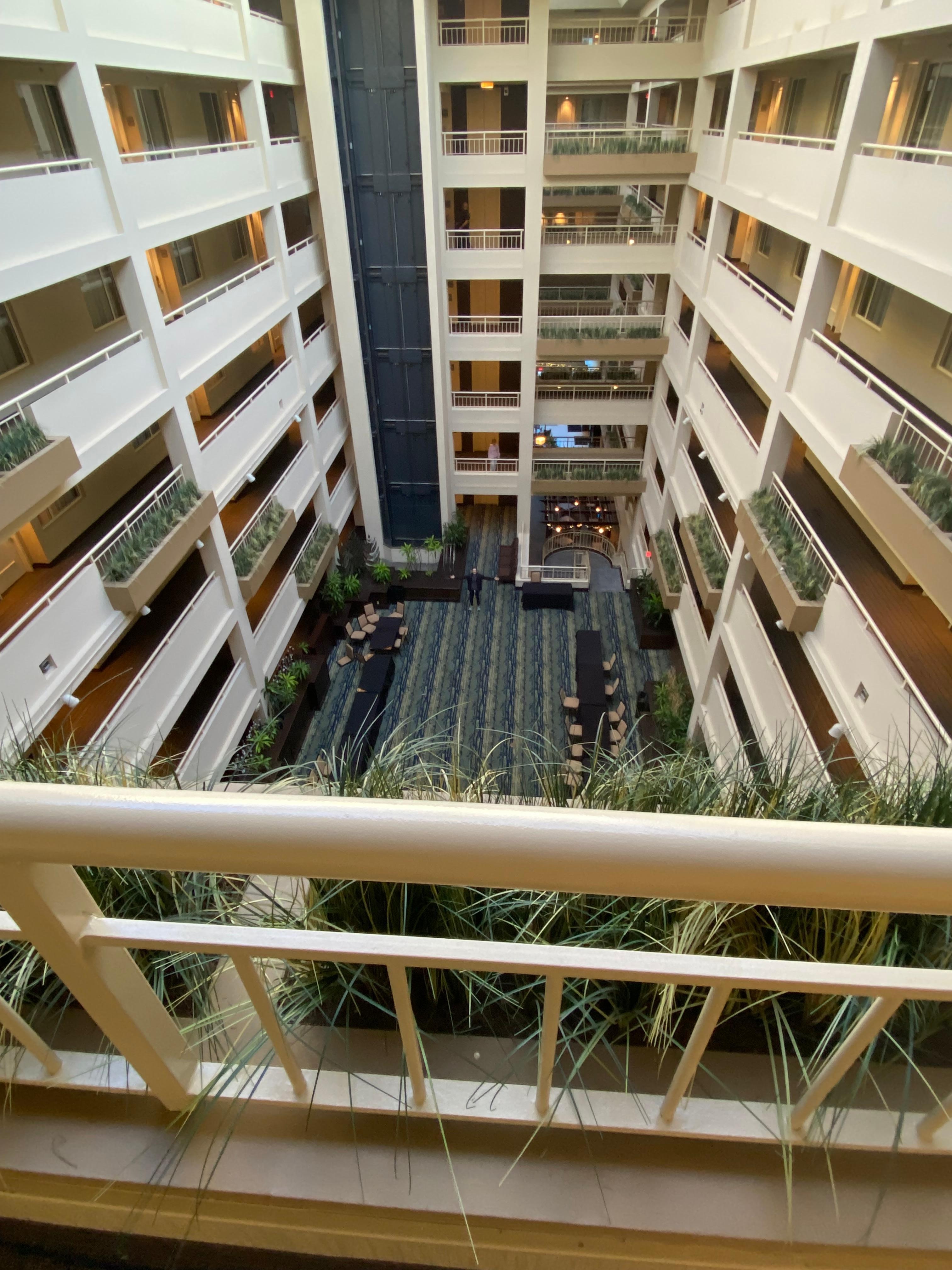 View from the seventh floor. 