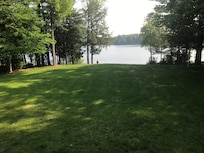 The view from the screen porch.