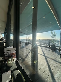 View from breakfast room