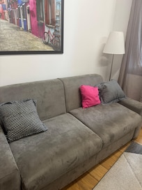 Sofa was so dirty we wouldn’t touch it. Not at all like the pictures.