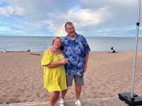 This was taken at the beach near the cottage.