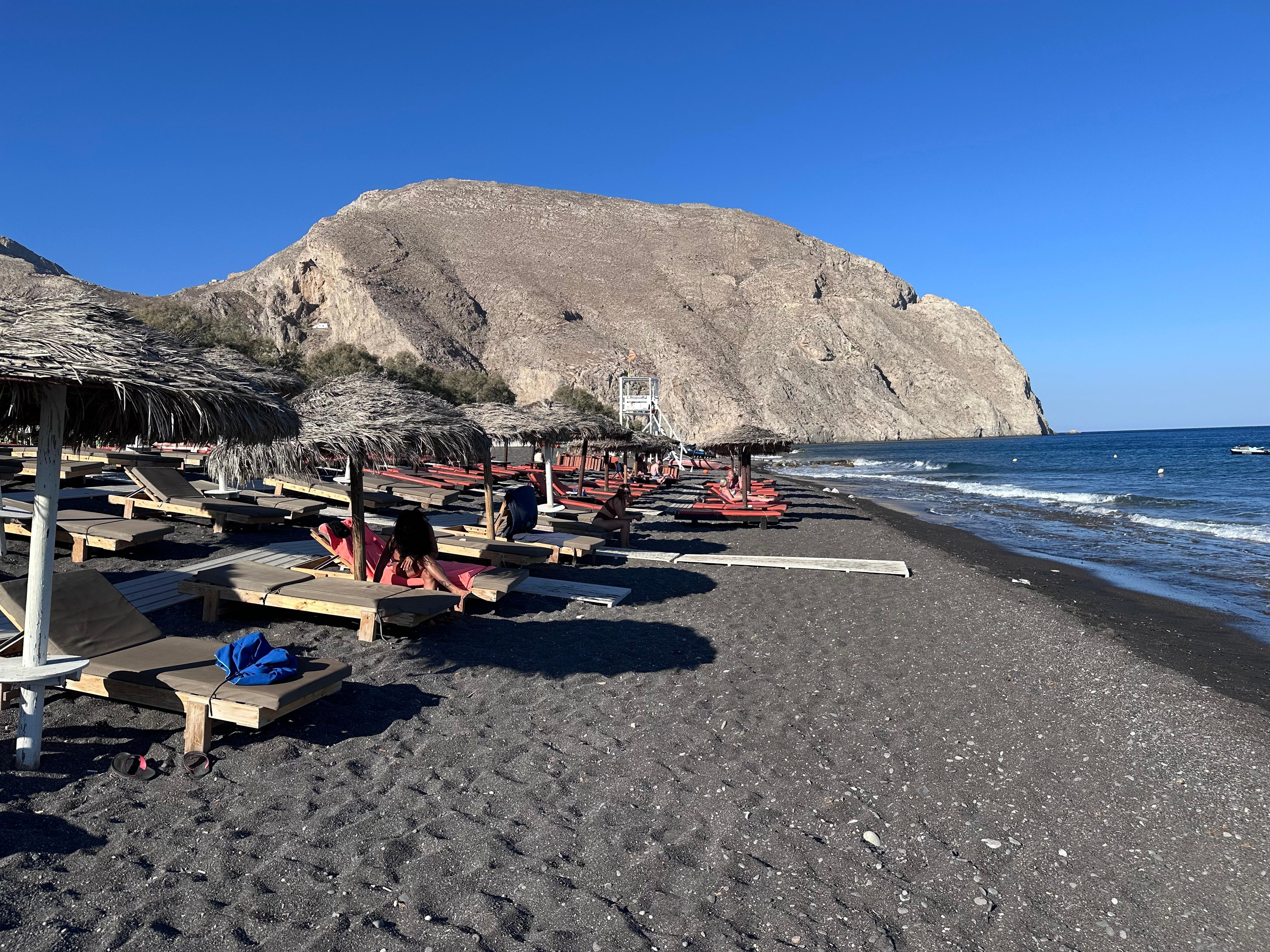 The beach to the North