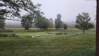 View out the back. We had pretty grey weather, but it was still pretty.
