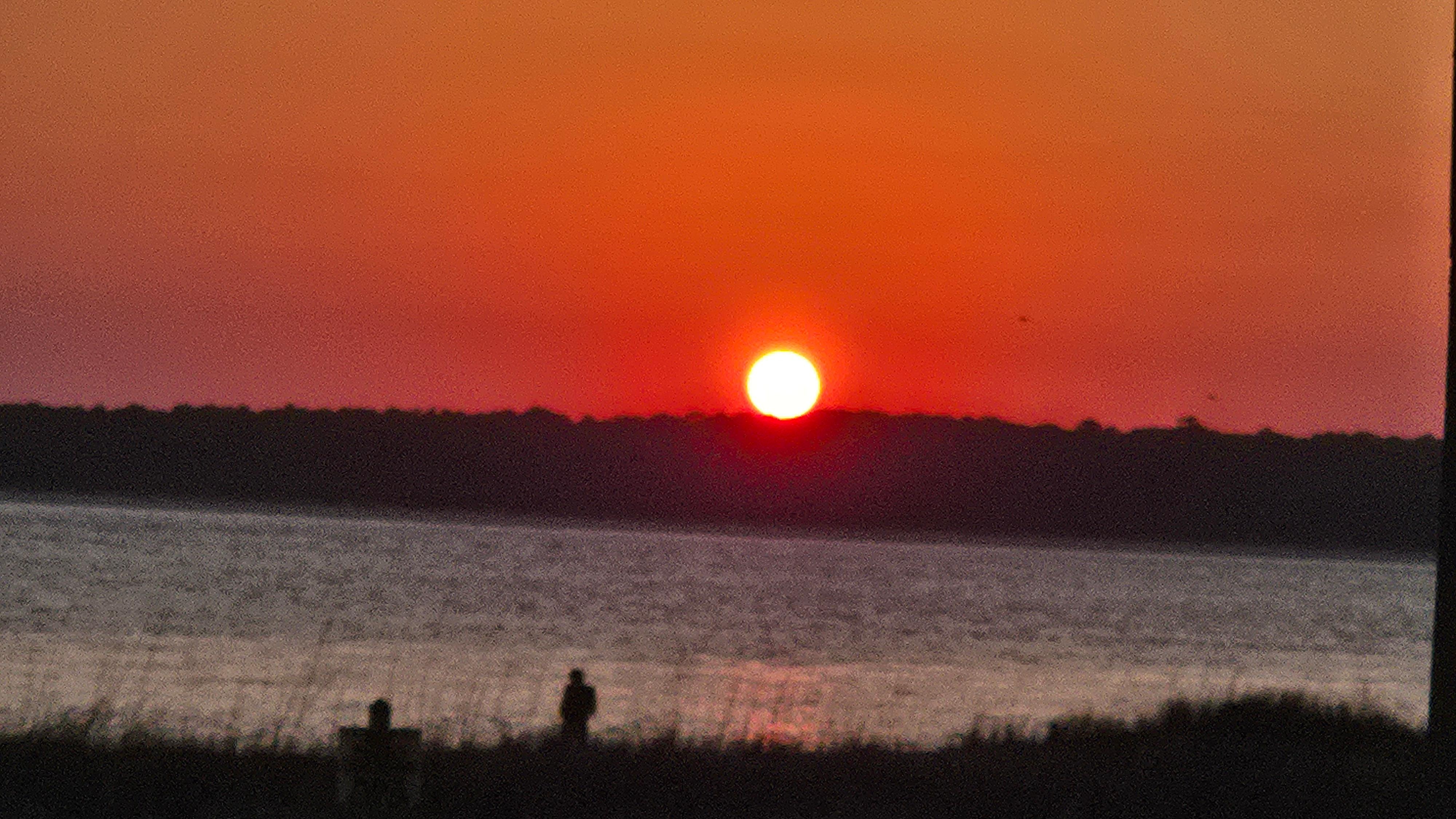 Sunsets on the deck. 