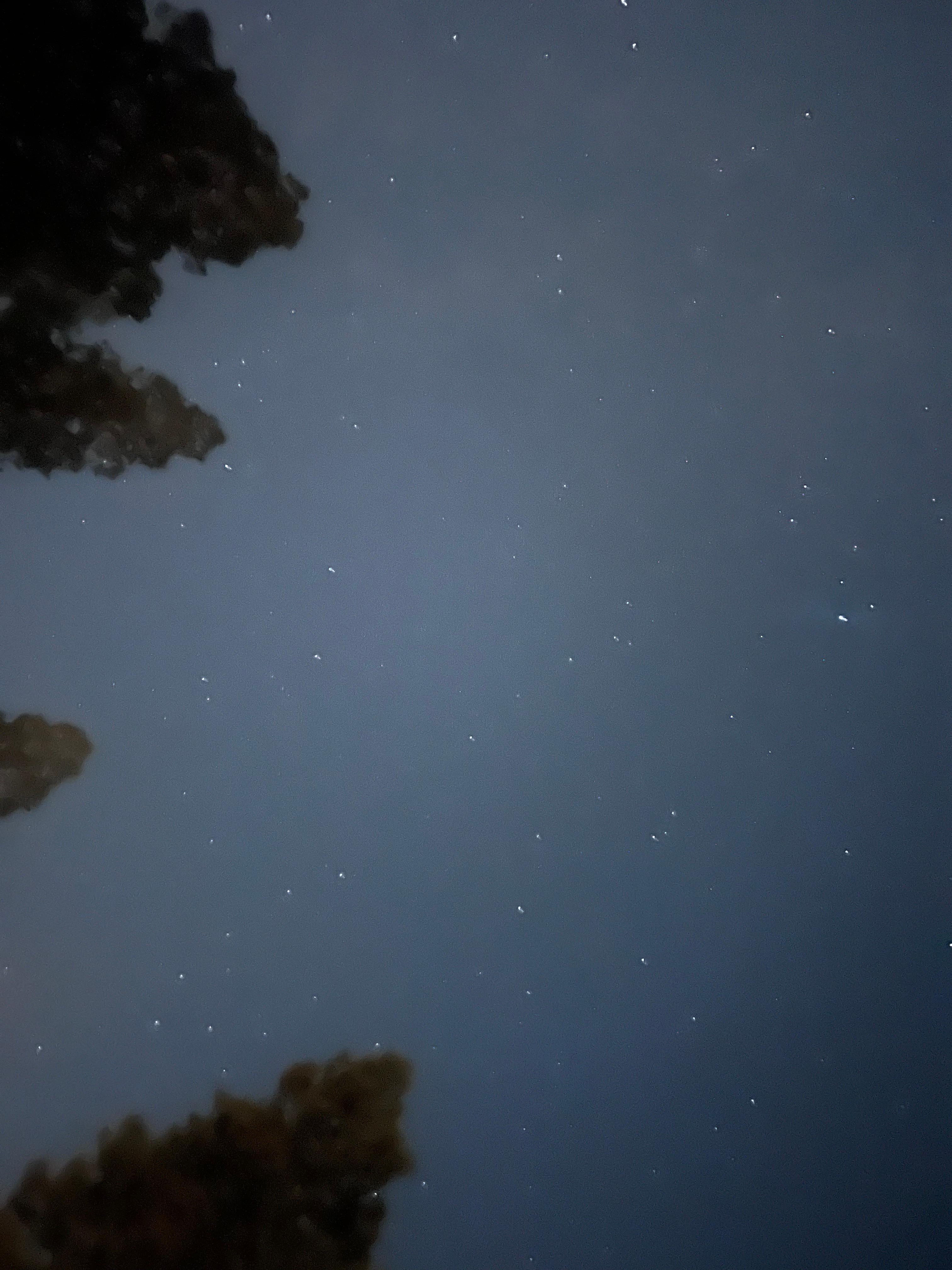 Photo of the sky by the porch 