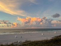 Sunrise from the balcony