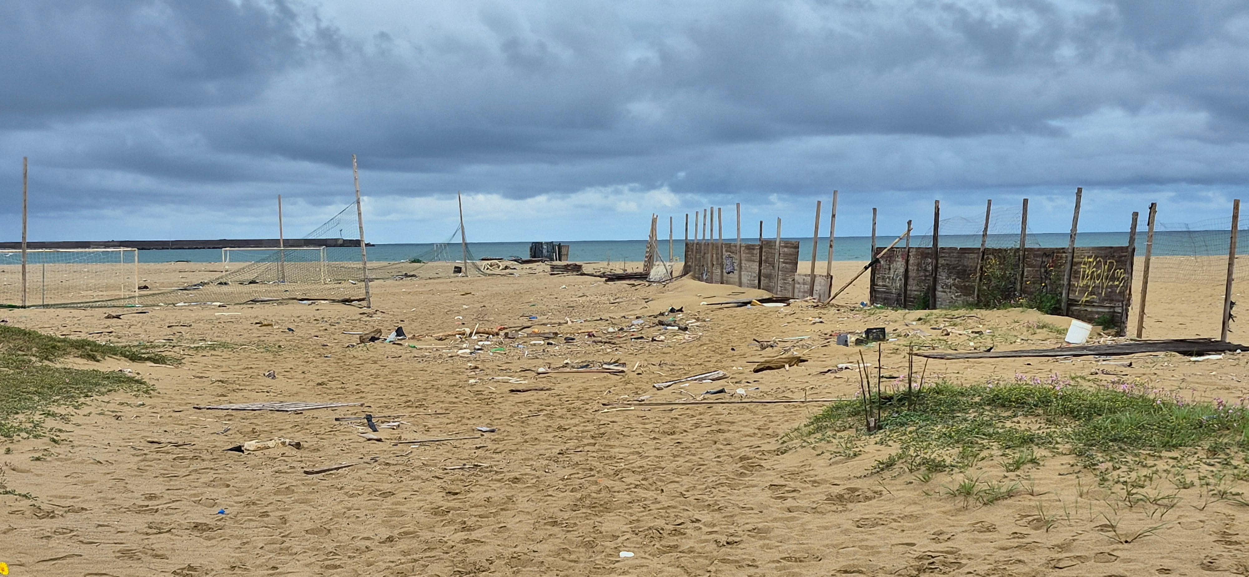The beach was vile, rubbish piles, broken fences, just uncared for.