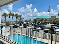 View from the balcony of our room.