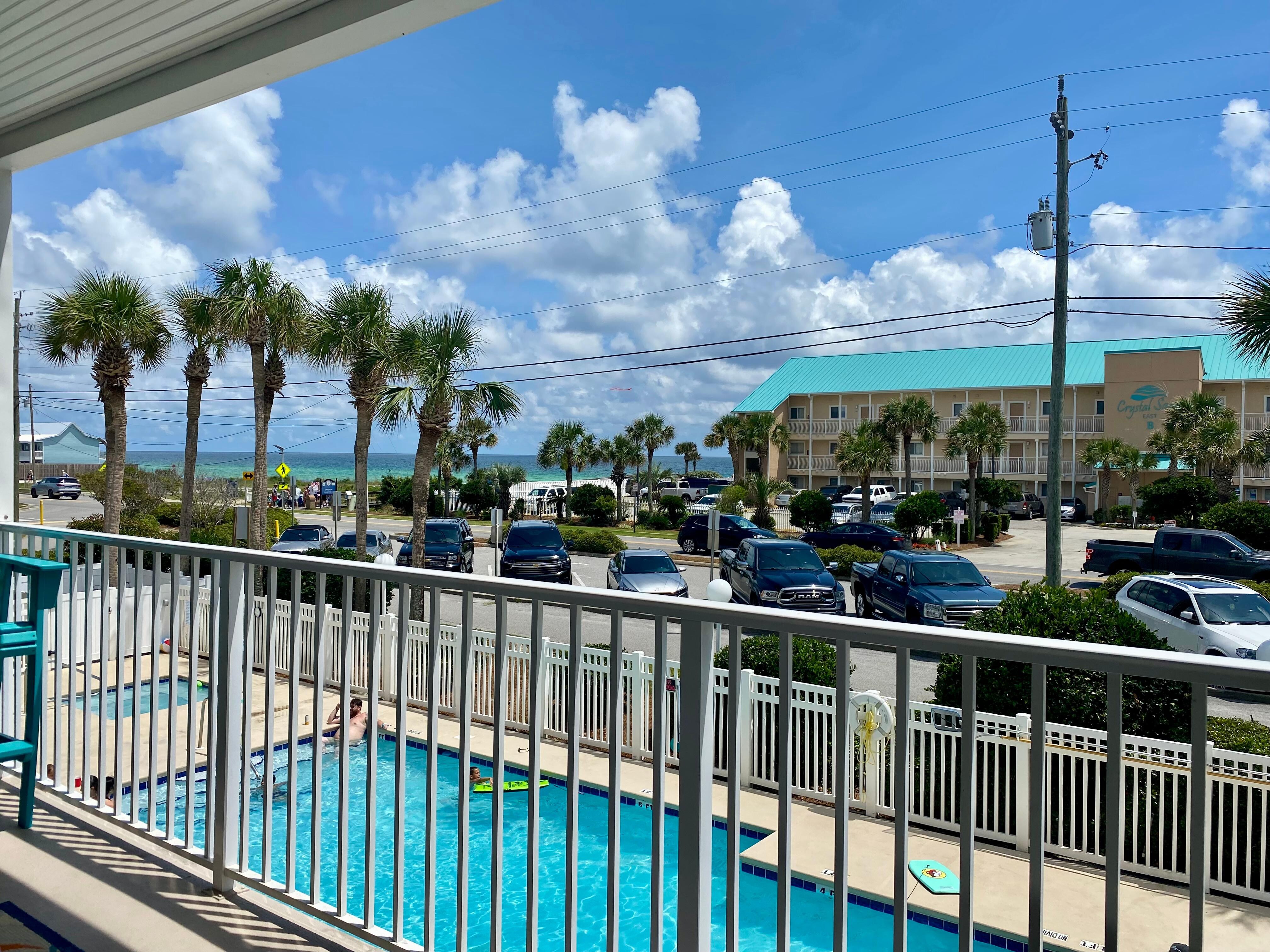 View from the balcony of our room.