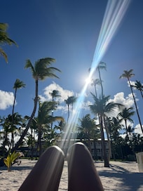 Beautiful beach near by to kill time in the day