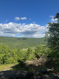 View from the "Summit" on the Appalachian Trail at Tyringham Cobble Path