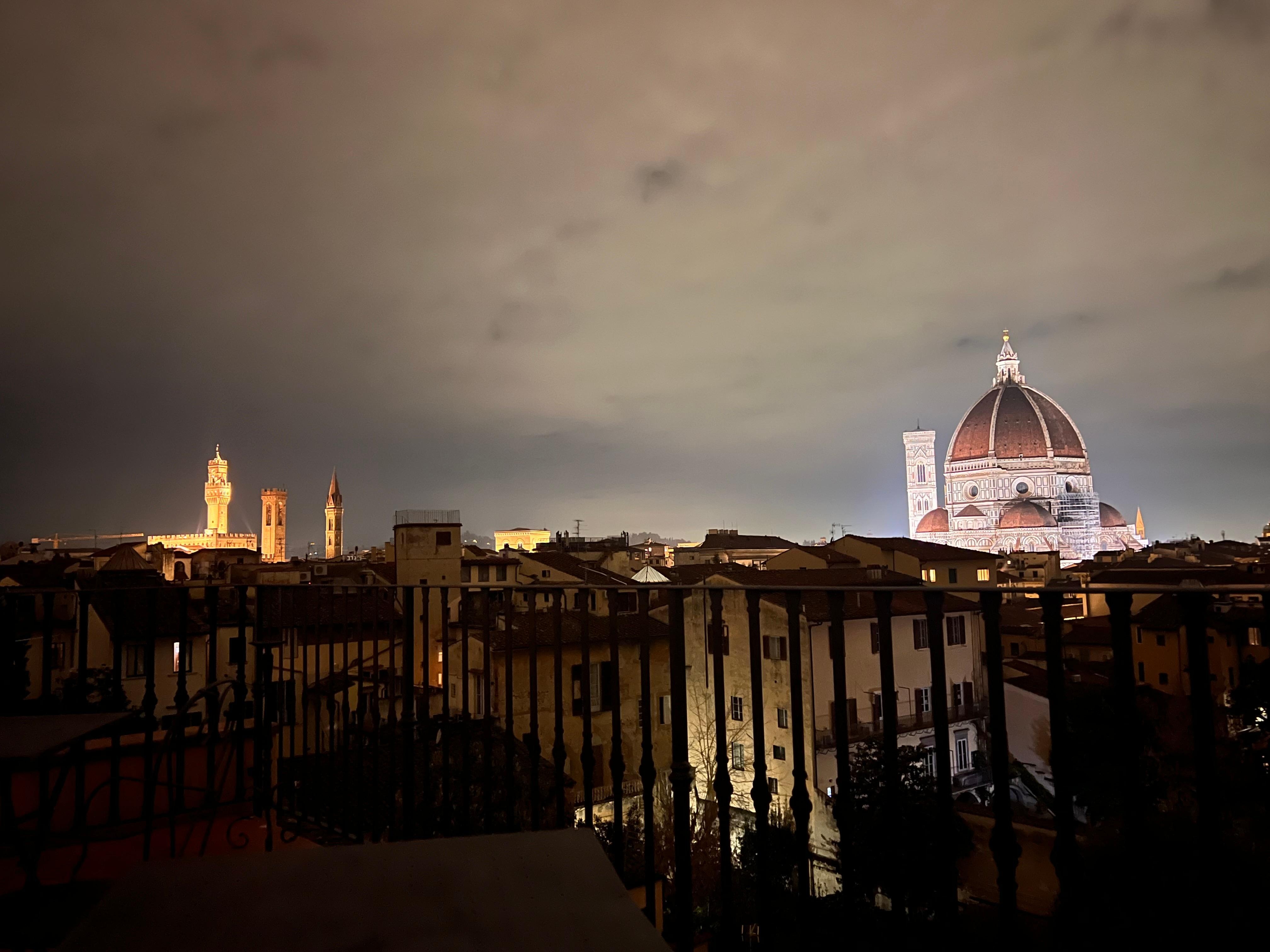 View from roof terrace