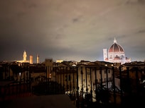 View from roof terrace