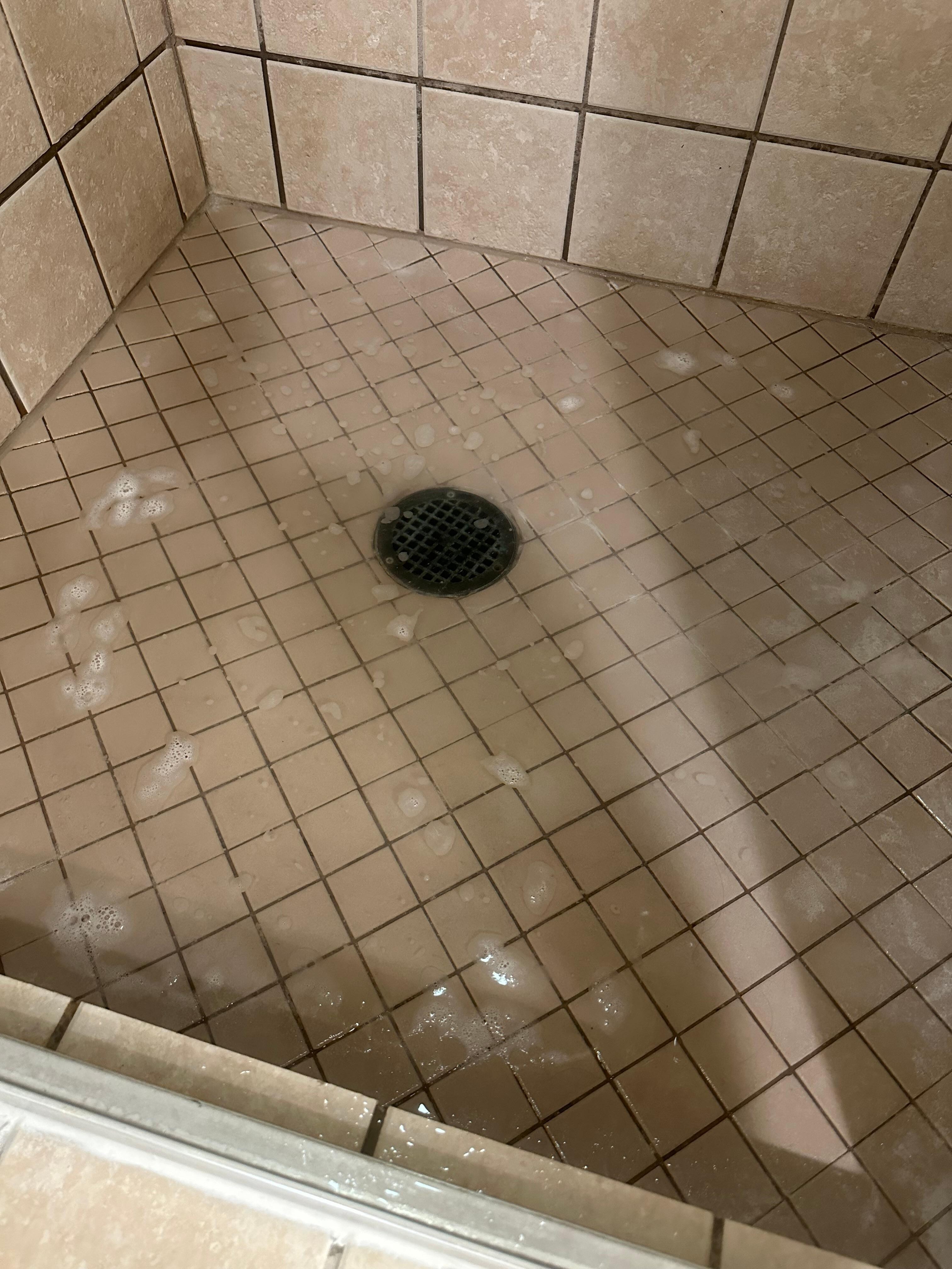 The drain in the shower did not work would keep filling with water the longer you showered. Got above my ankle. 