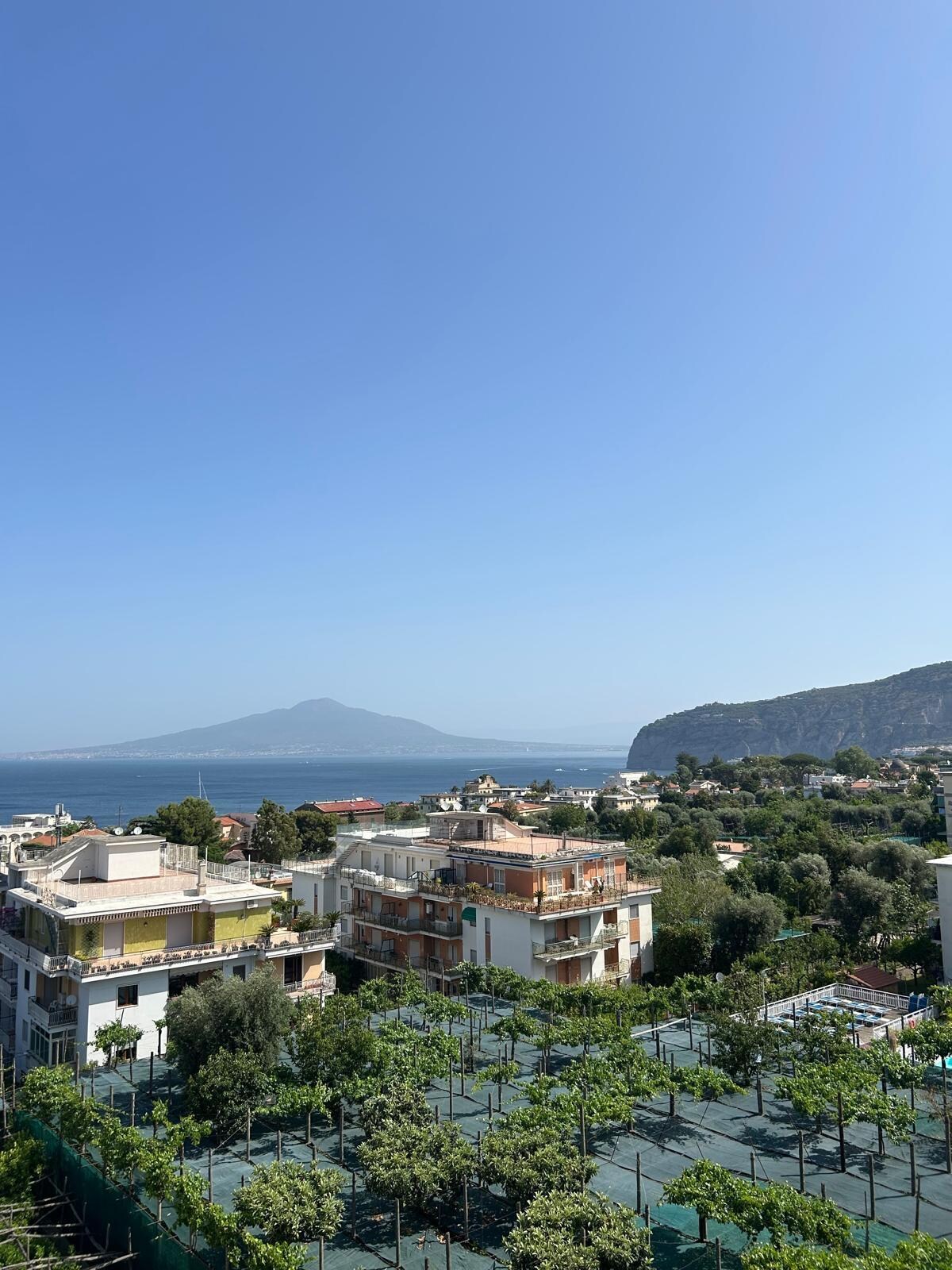 View from our balcony