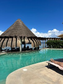 My favorite ocean view pool bar.