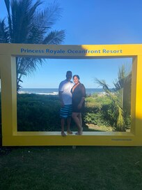 Great photo op before entering the beach.