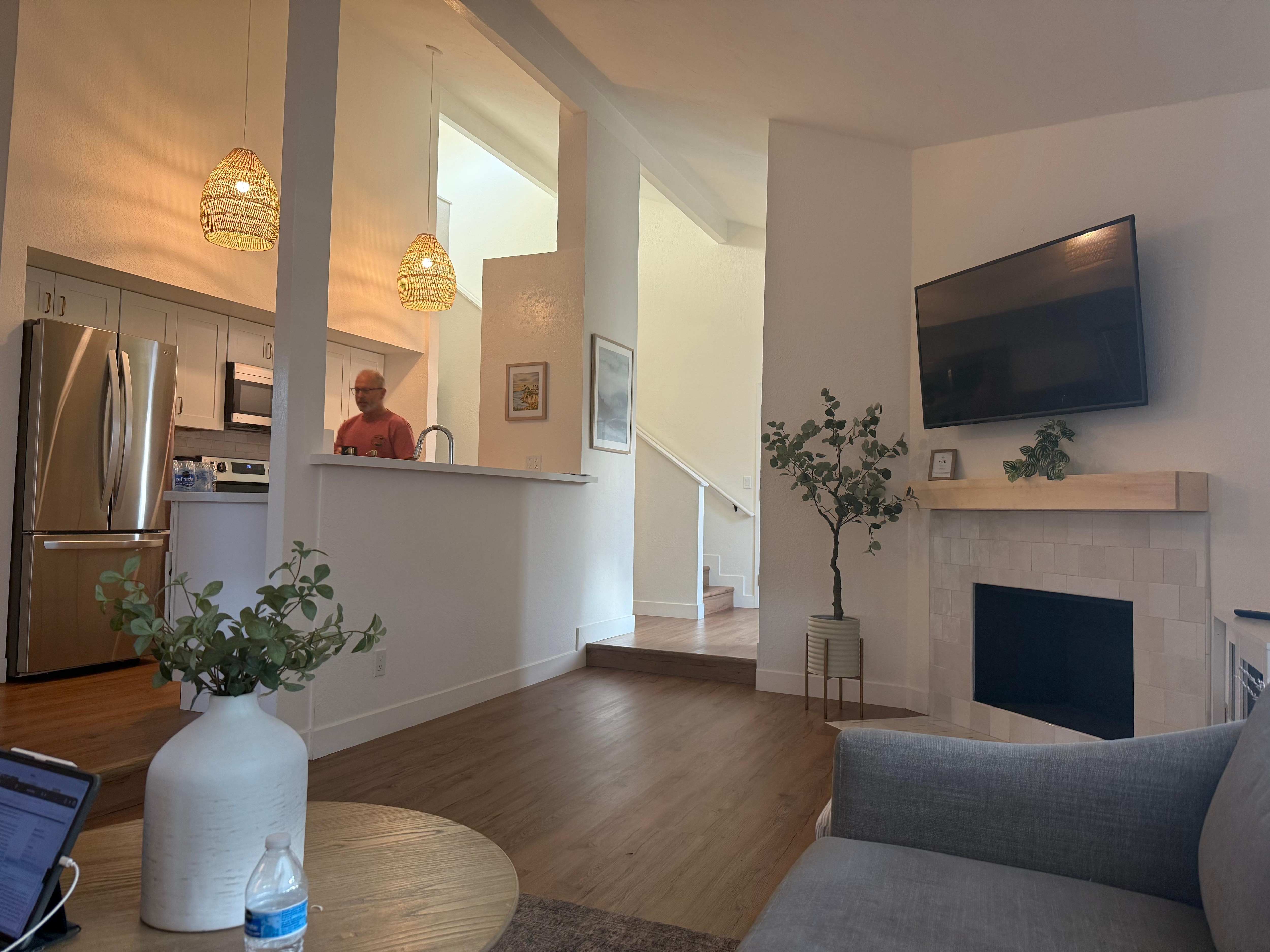 Open concept living area