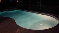 Pool at night