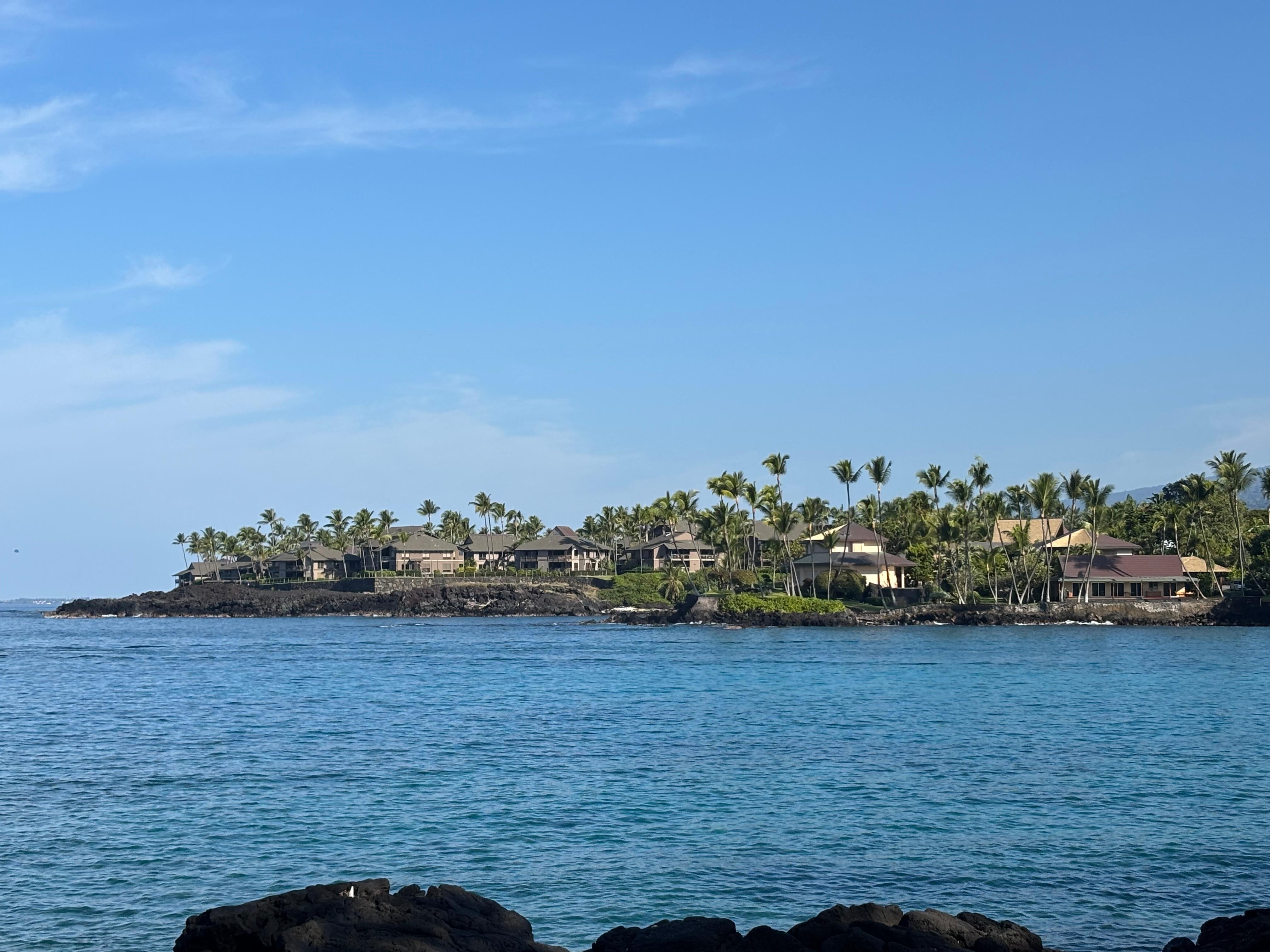 Looking back at unit from Outrigger Hotel property