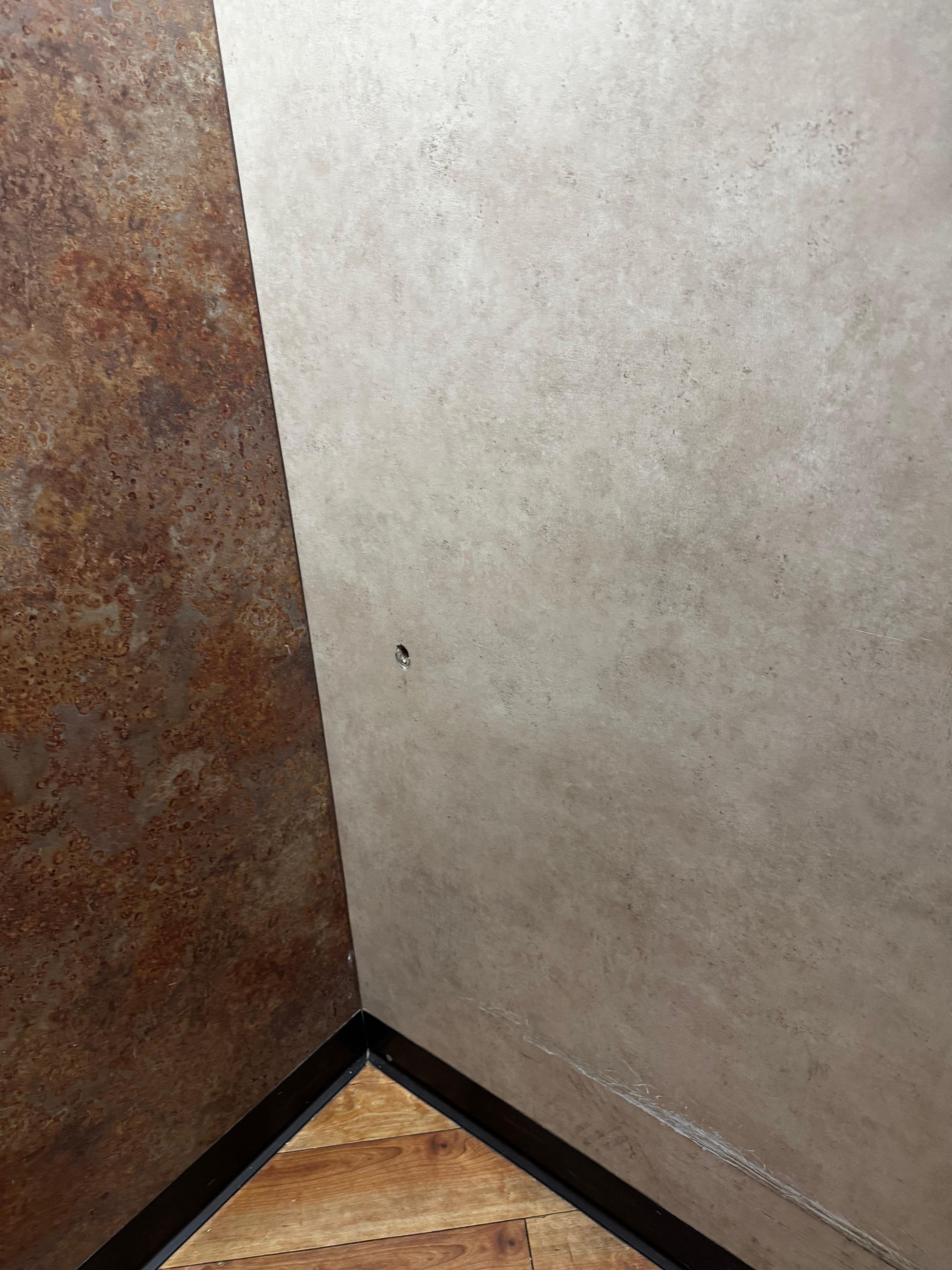 Elevator wall hole 1