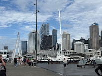 View of the skyline from the harbour