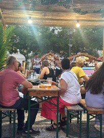Night life at Praça de Rossio