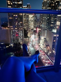 My balcony city views