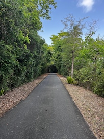 Walking trail near condo