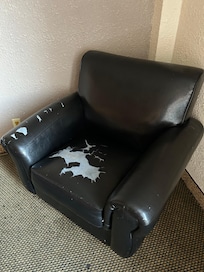 Chair is in pretty rough shape