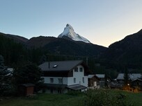 Blick vom Balkon.
