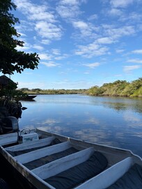 The boat part to Lamanai: perfect mix of nature and culture