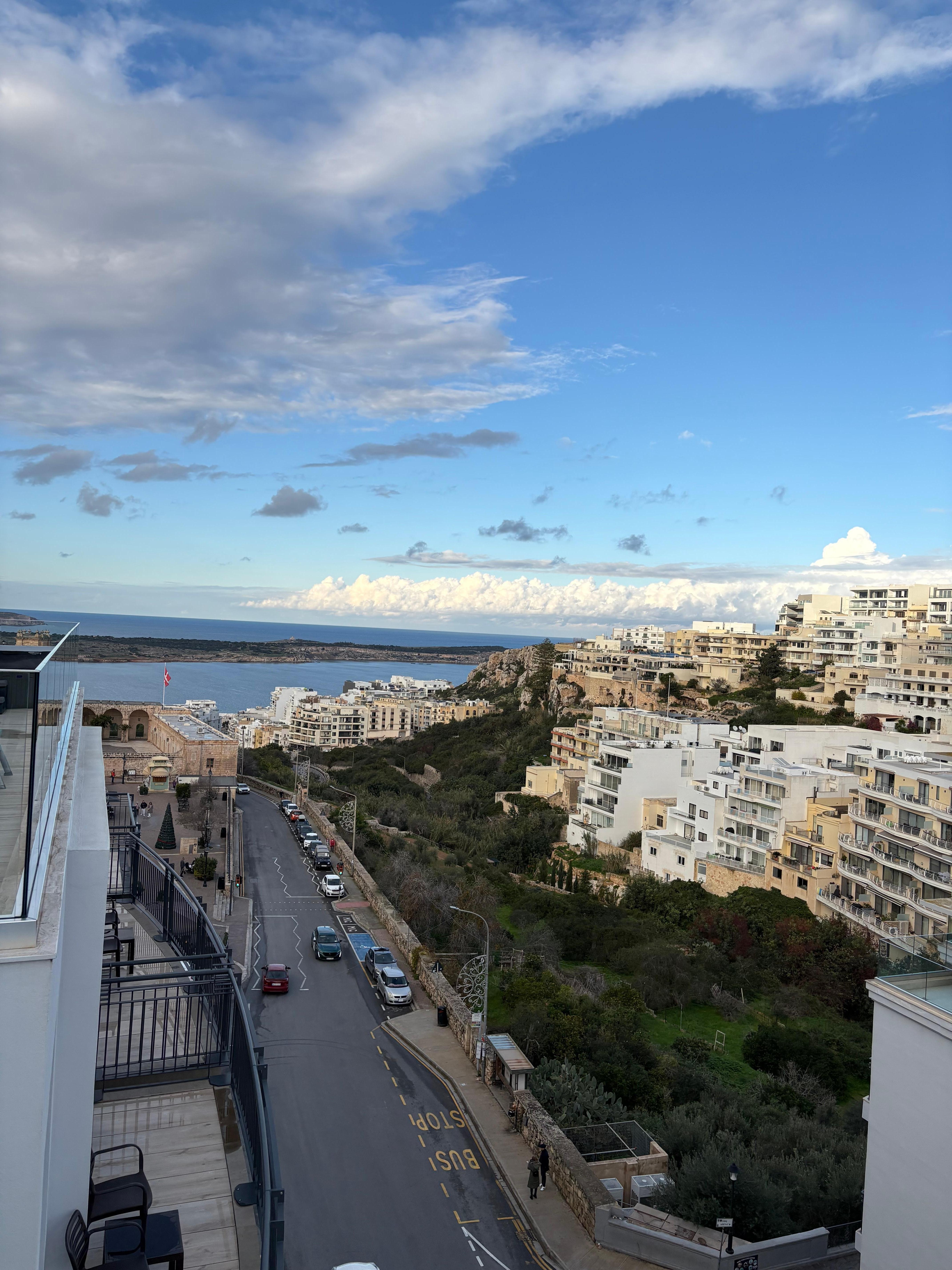 View from hotel room