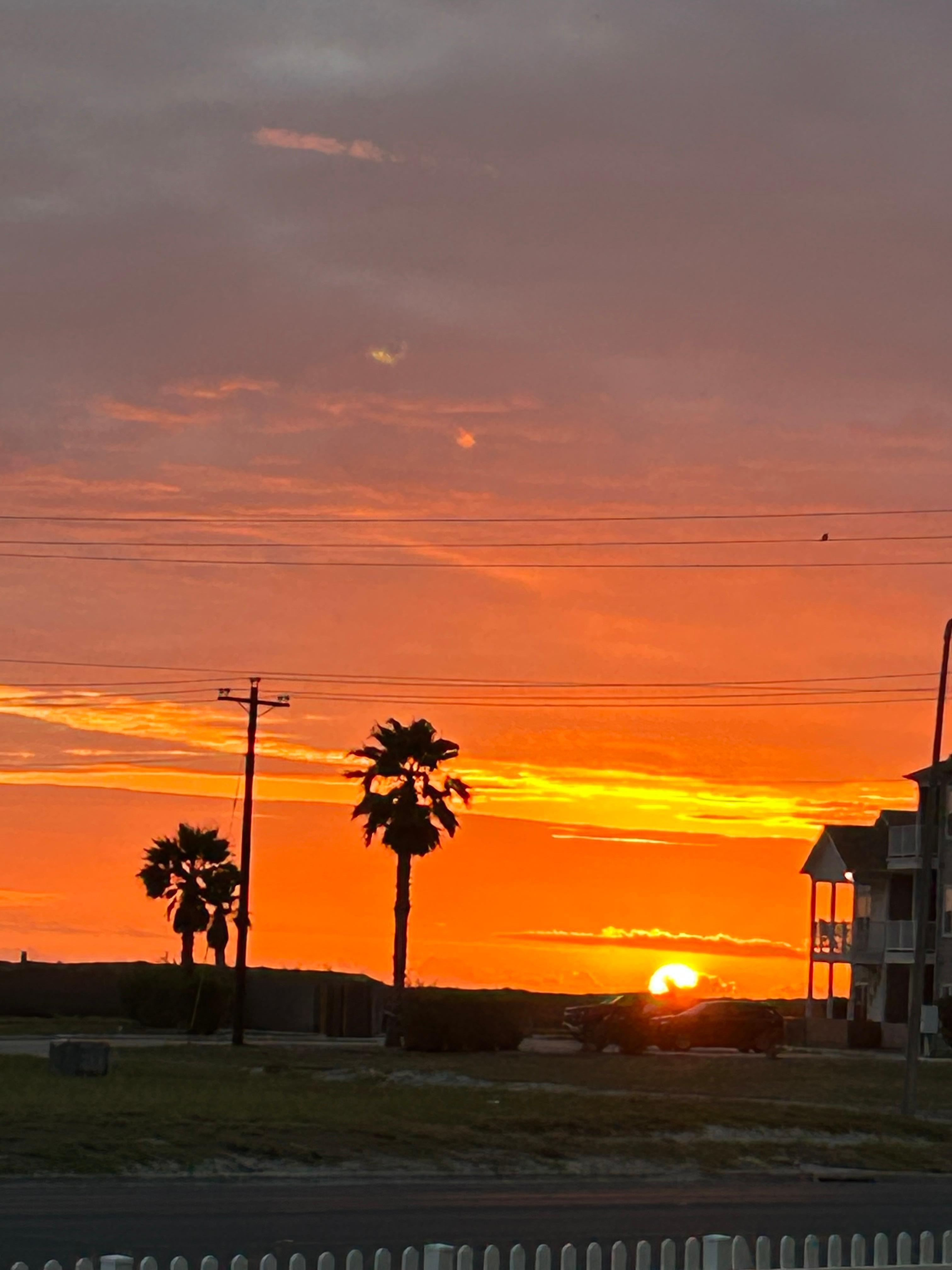 Sunrise from the Condo Just breath taking