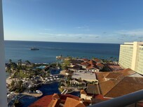 View from our balcony of the resort.