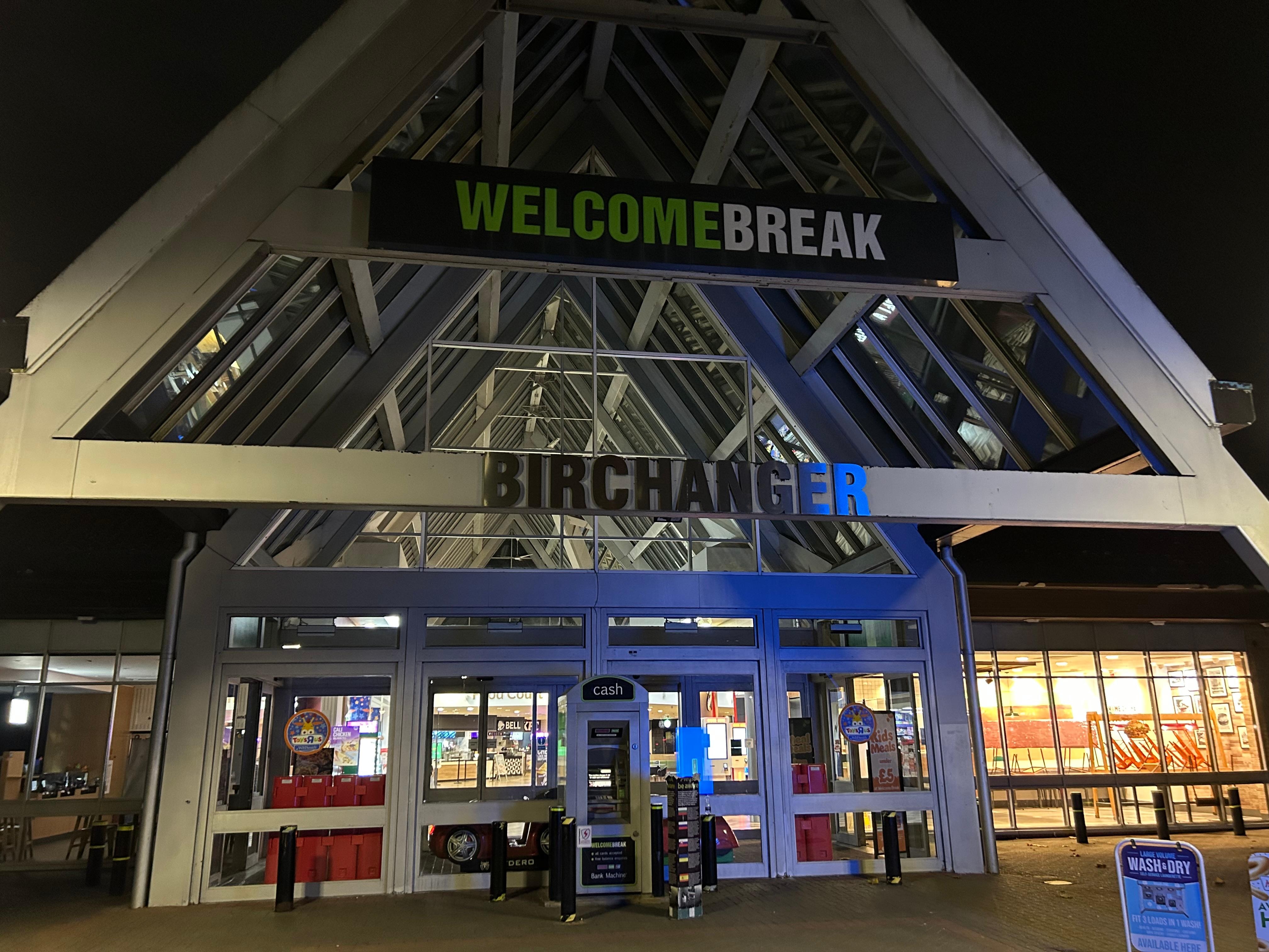 The Ramada is right beside this Welcome Break facility