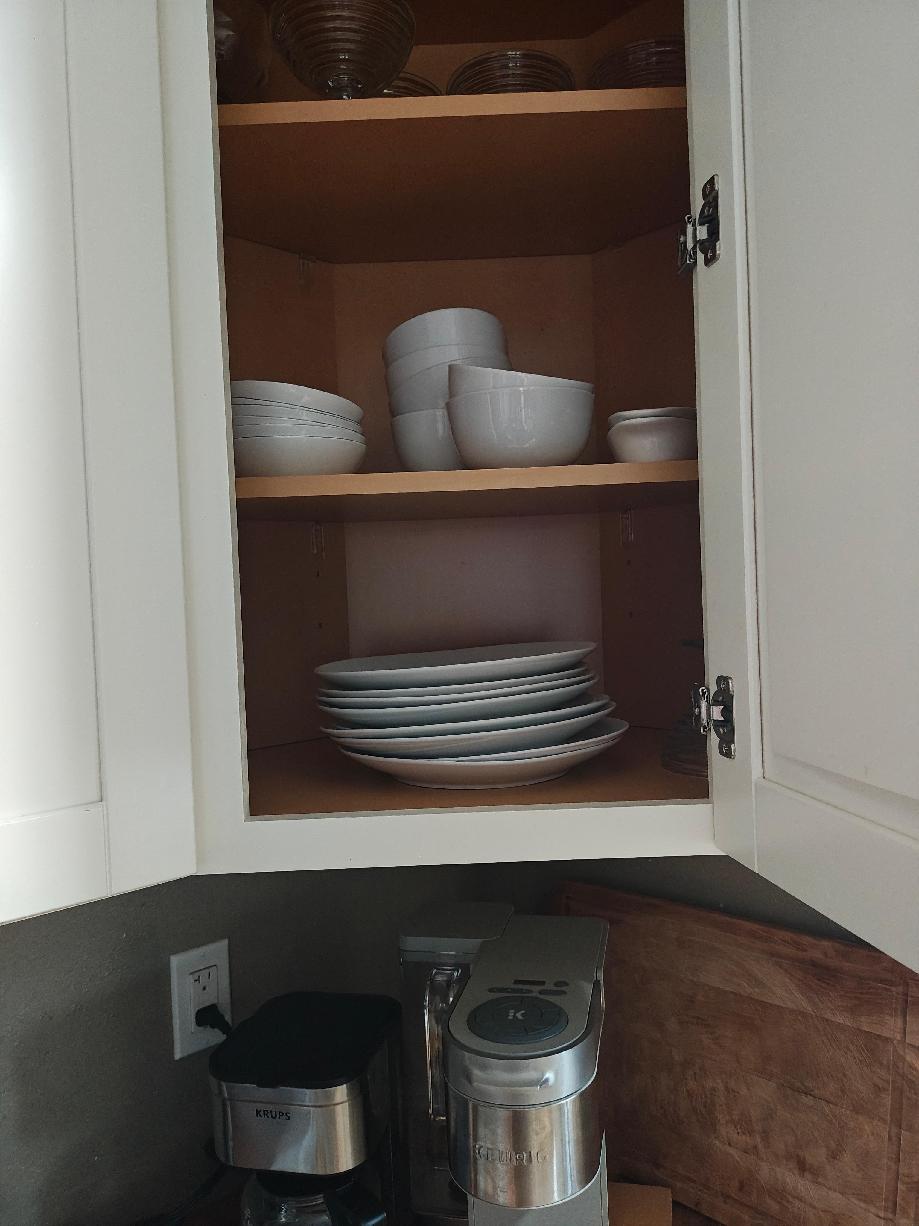 The amount of dishes available 