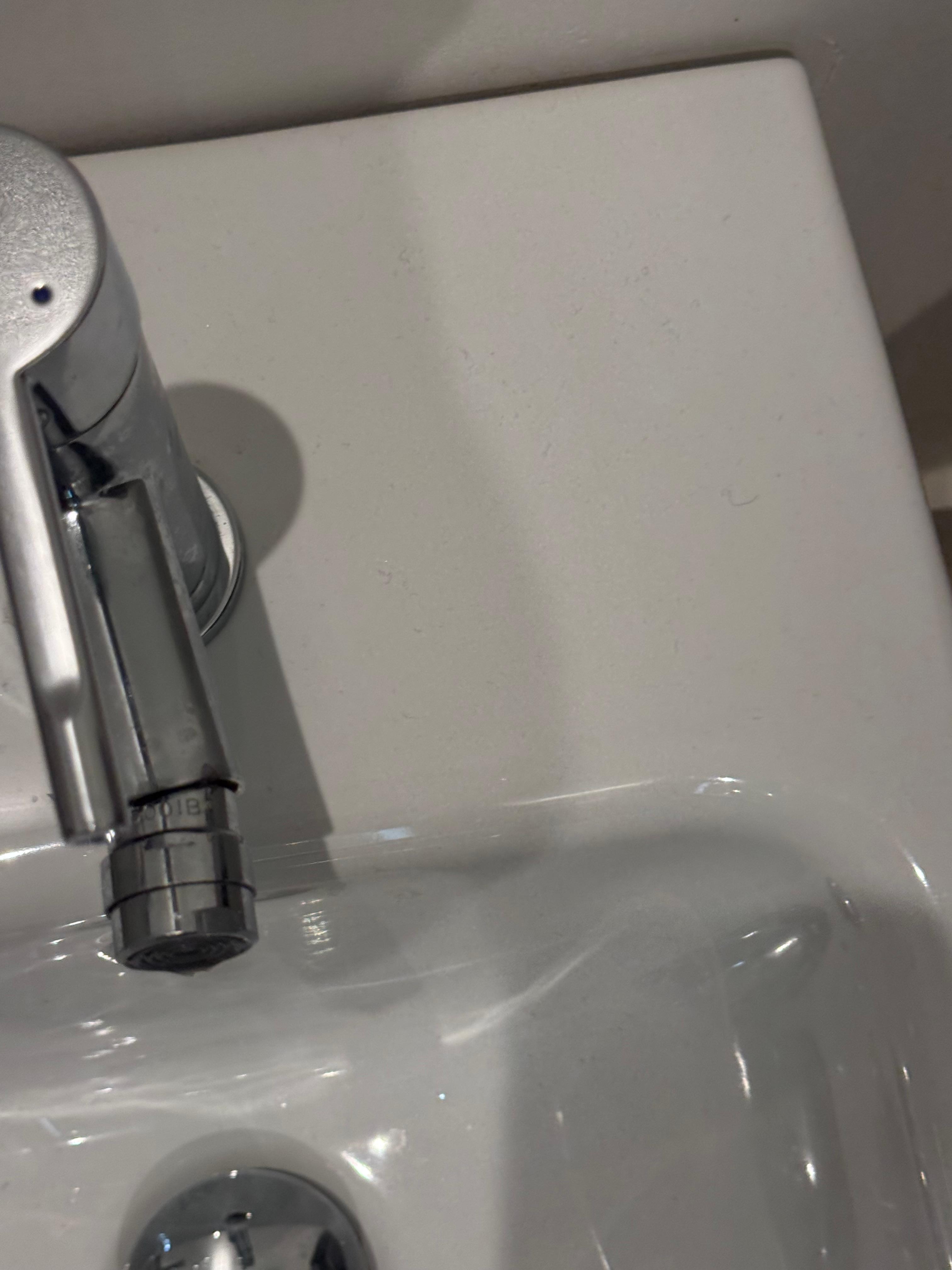 Part if the toilet not touched or cleaned fir 4days!