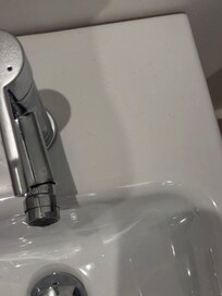 Part if the toilet not touched or cleaned fir 4days!