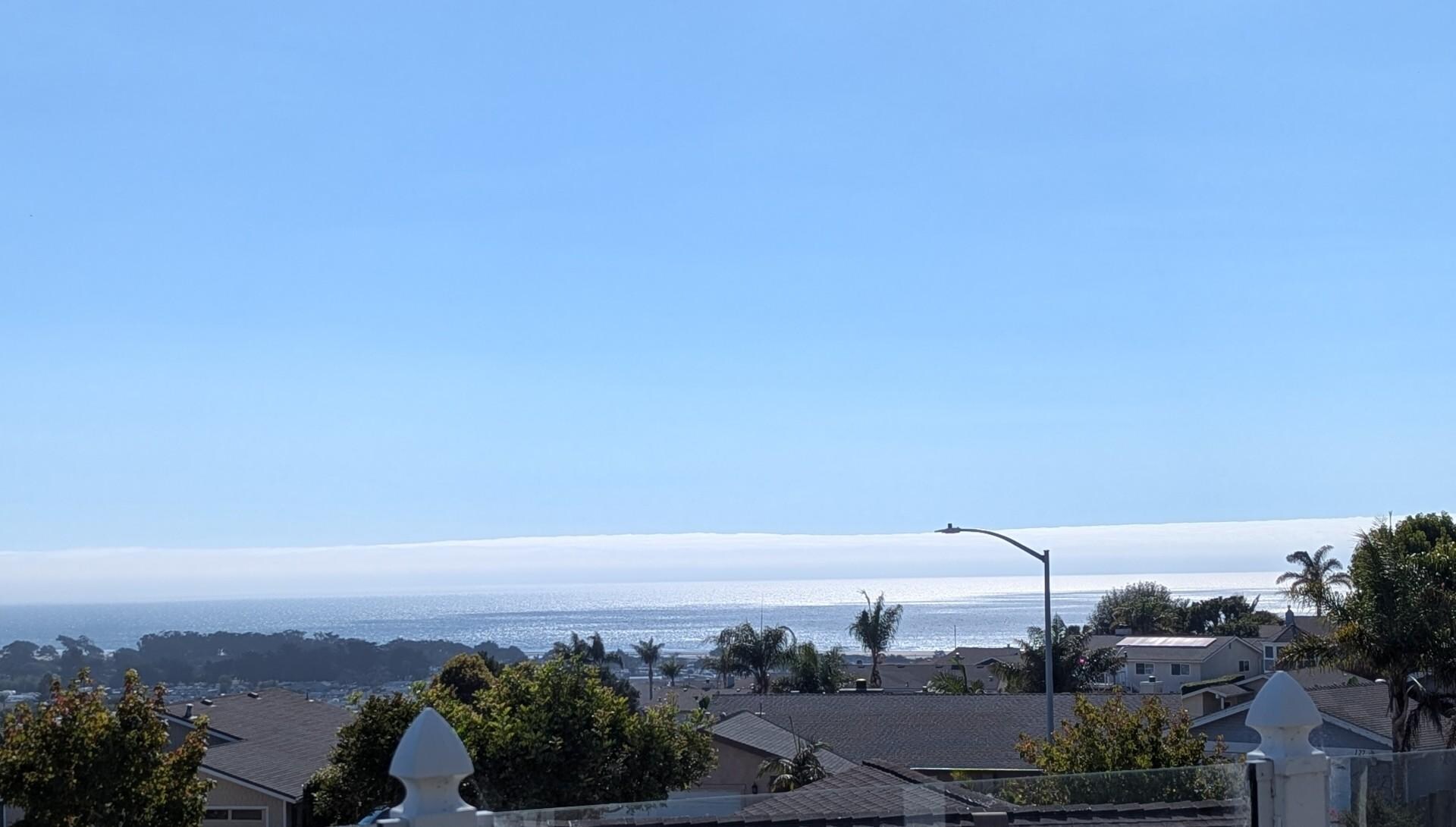 Stunning view of the ocean. This is not zoomed in. We could see whales breathing without magnification, and hear the waves between 7 pm and 7 am.