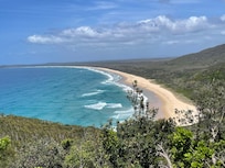 Pristine beach a walk away