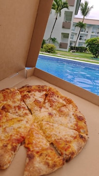 Pizza from the pool