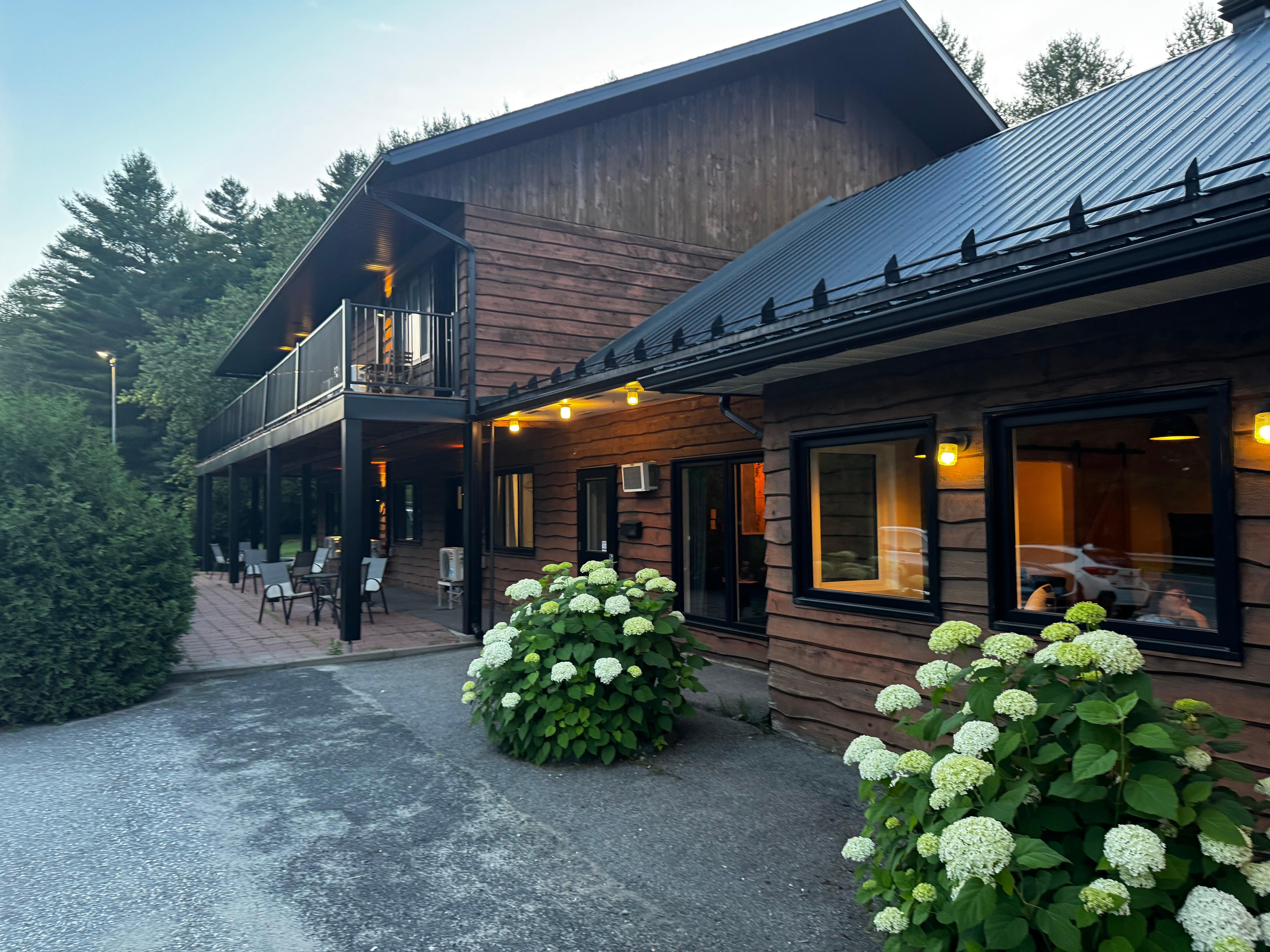 Outside of hotel 